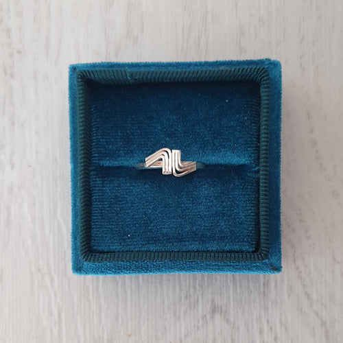 Mountain and Wave Ring