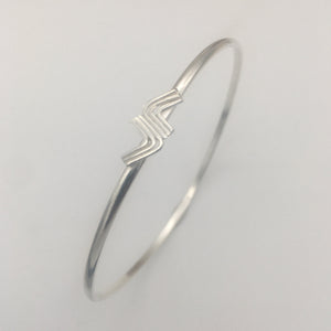 Mountain and Wave Bangle